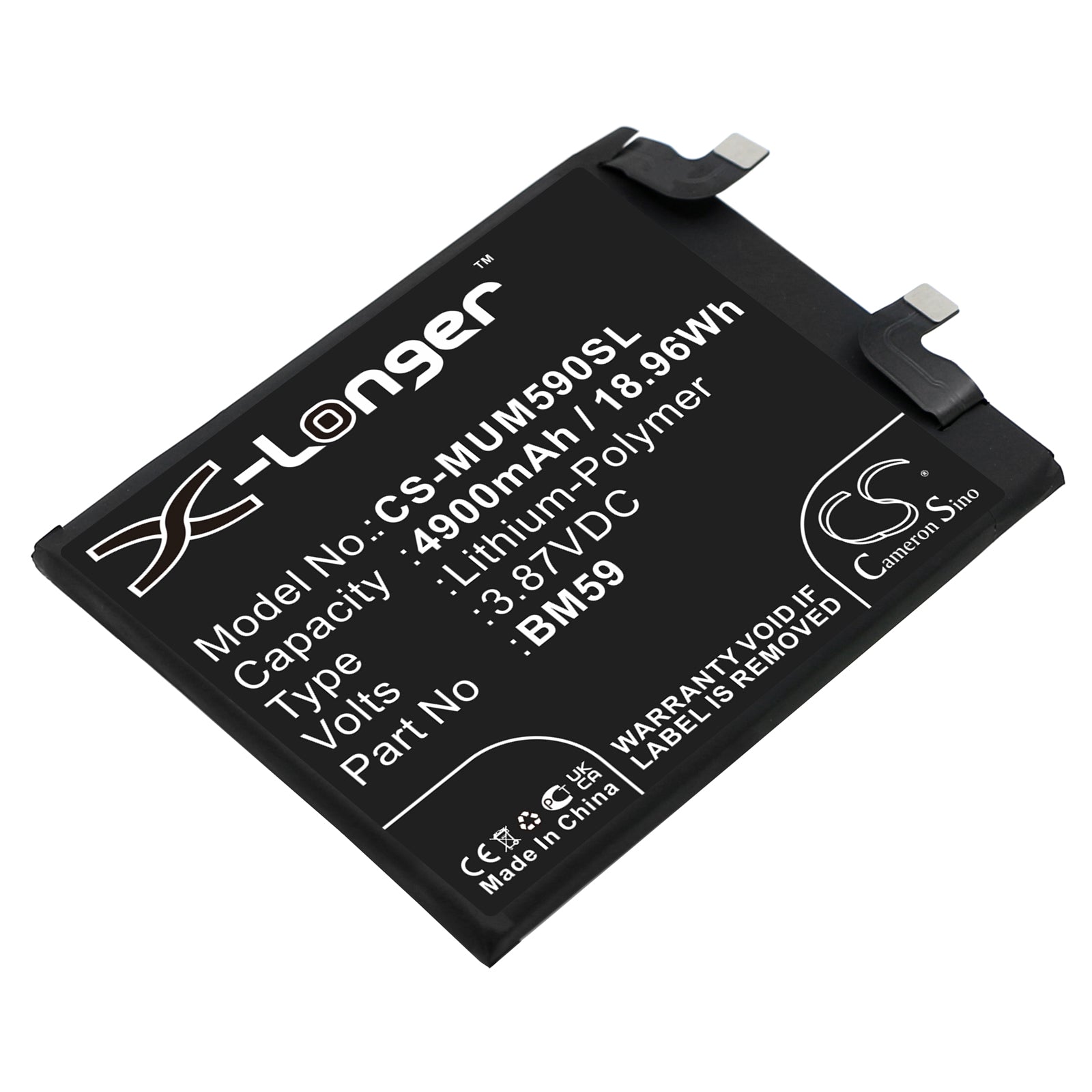 CS-MUM590SL Replacement Battery – Compatible with 11T, 21081111RG, Mi 11T 5G, Mi 11T 5G Global Dual SIM