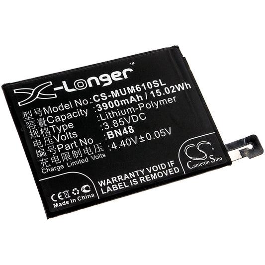 3.85V 3900mAh/15.02Wh Li-Polymer Mobile/SmartPhone Battery for Xiaomi