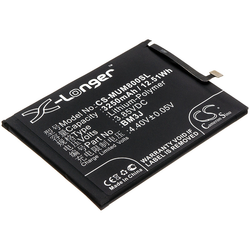 3.85V 3250mAh/12.51Wh Li-Polymer Mobile/SmartPhone Battery for Xiaomi