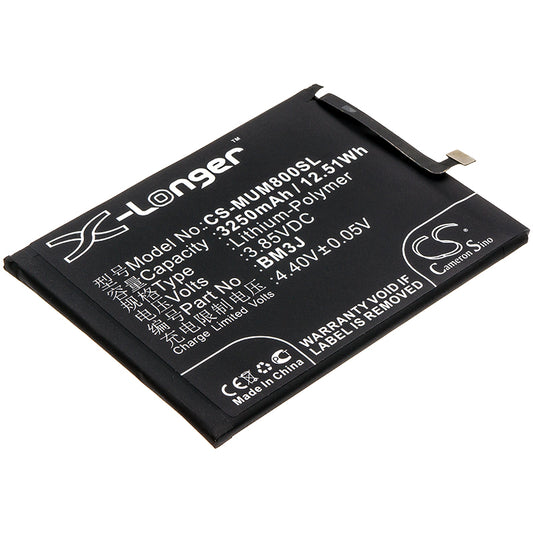 3.85V 3250mAh/12.51Wh Li-Polymer Mobile/SmartPhone Battery for Xiaomi