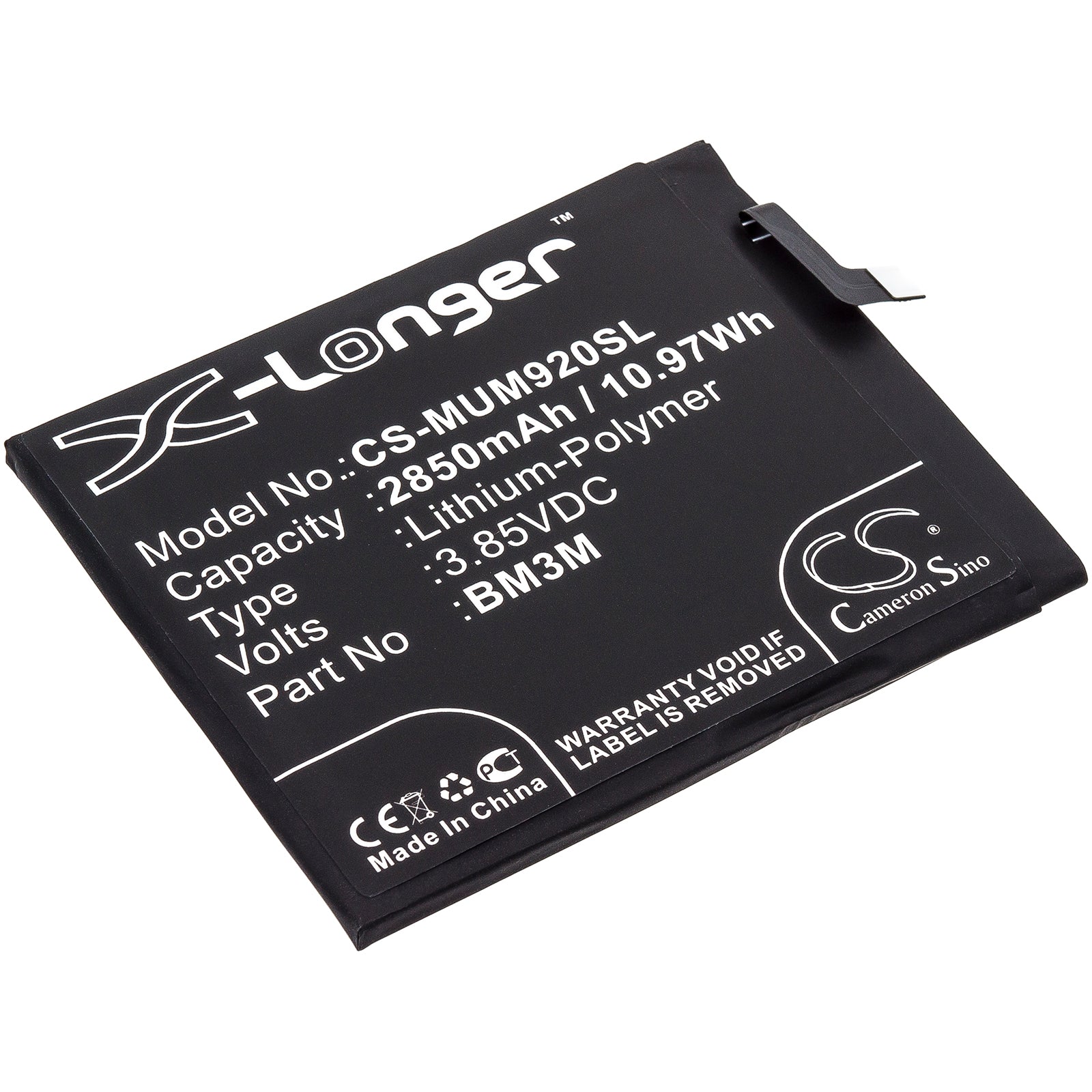 CS-MUM920SL Replacement Battery – Compatible with Mi 9SE