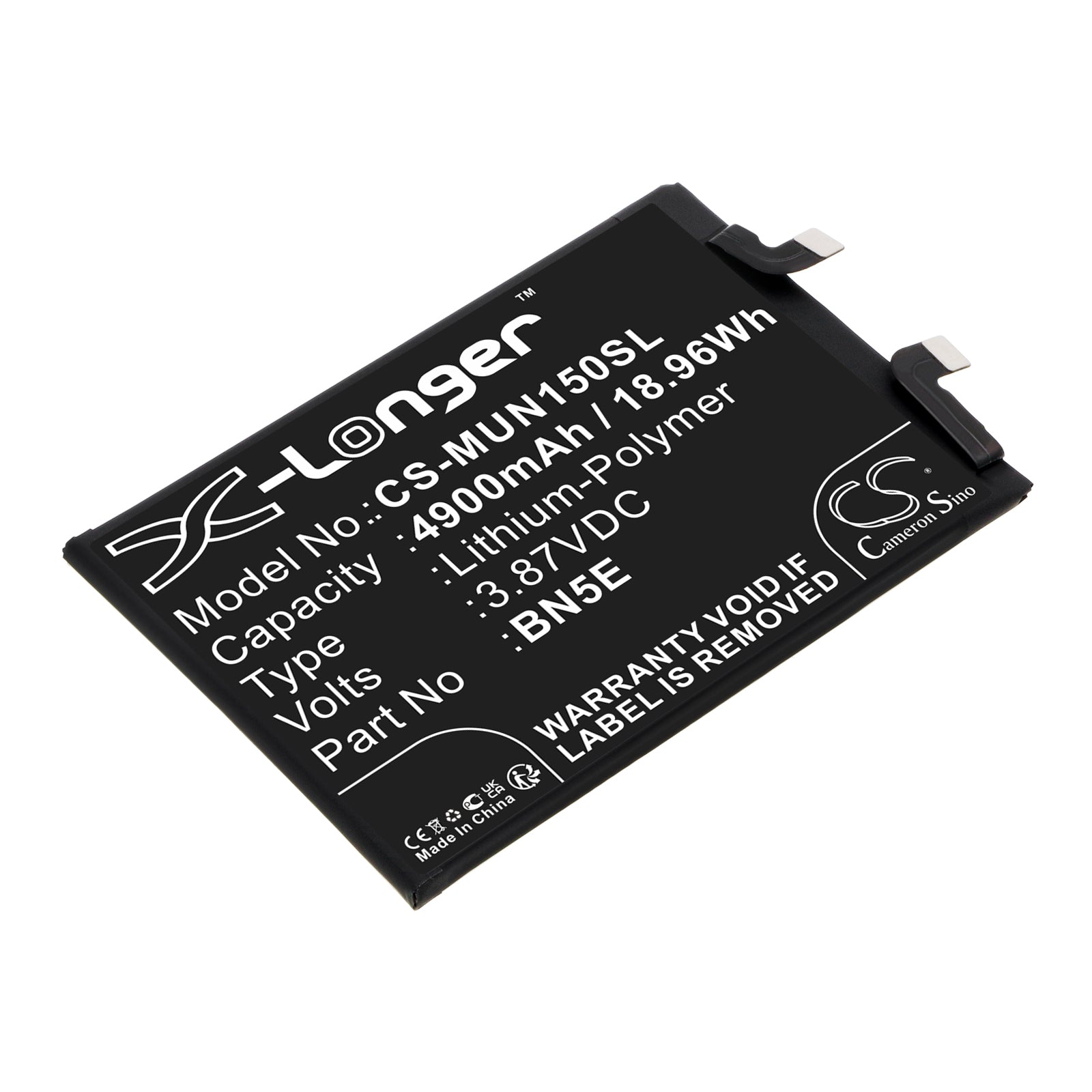 CS-MUN150SL Replacement Battery – Compatible with Note 11E Pro