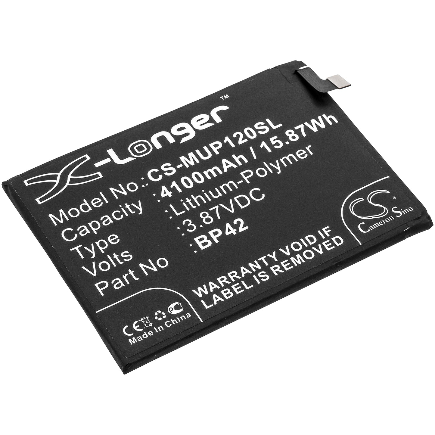 CS-MUP120SL Replacement Battery – Compatible with M2101K9AG, M2101K9C, M2101K9G, Mi 11 Lite, Mi 11 Lite 4G, Mi 11 Lite 5G, Mi 11 Youth 5G