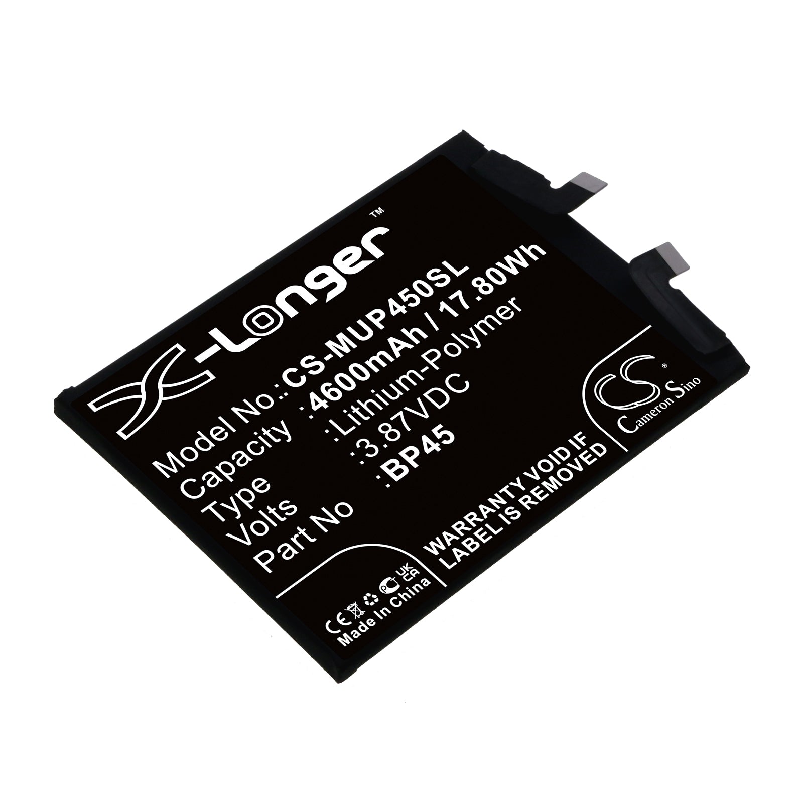 CS-MUP450SL Replacement Battery – Compatible with 12 Pro, 12s Pro, 2201122C, 2201122G, 2206122SC, Mi 12S Pro 5G