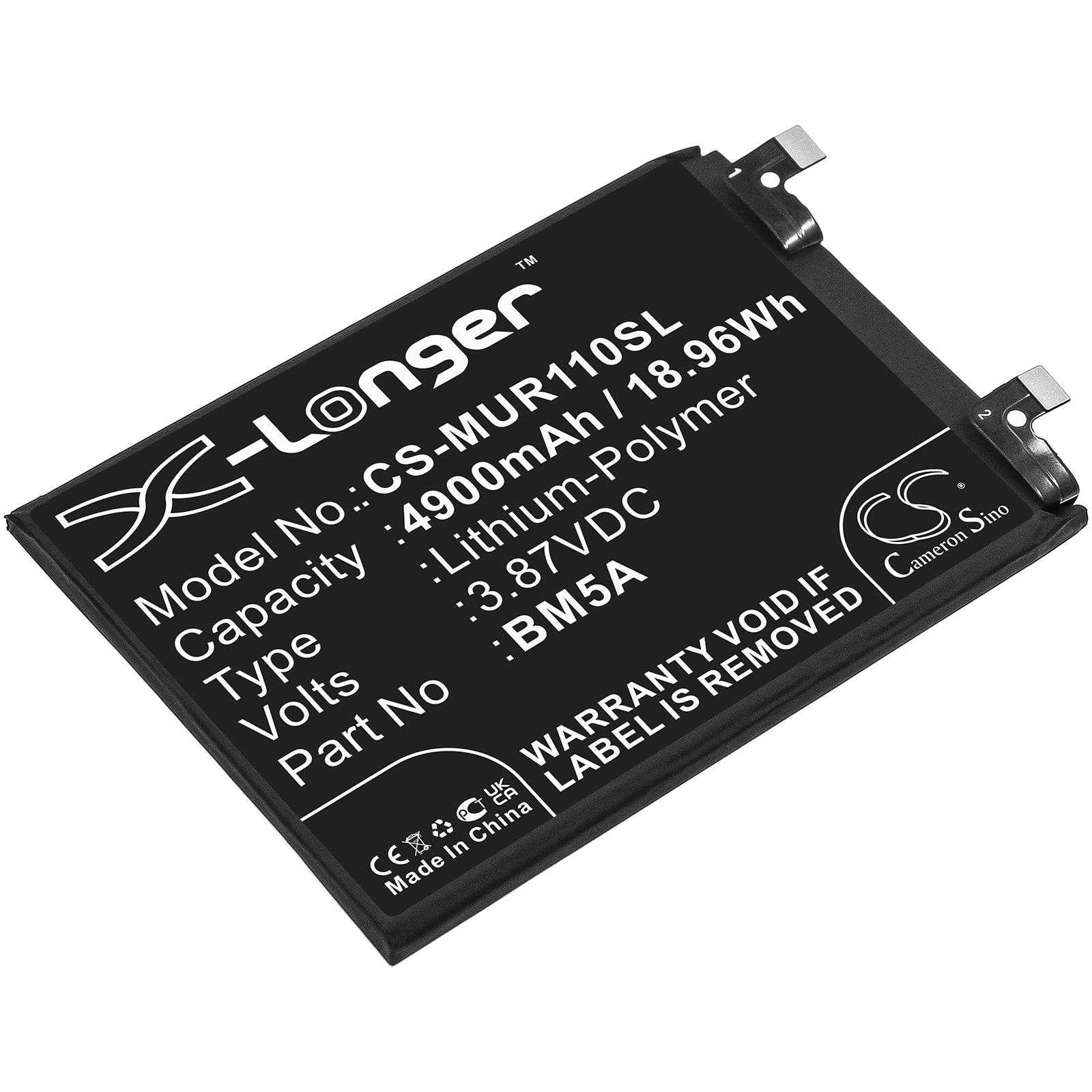 CS-MUR110SL Replacement Battery – Compatible with 21091116C, 21091116I, Note 11 Pro, Note 11i 5G