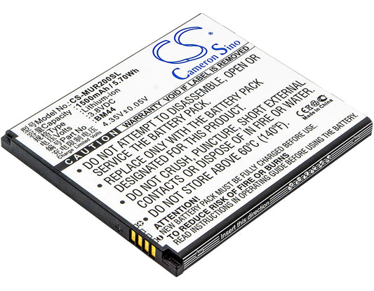 3.8V 1500mAh/5.70Wh Li-ion Mobile/SmartPhone Battery for Xiaomi