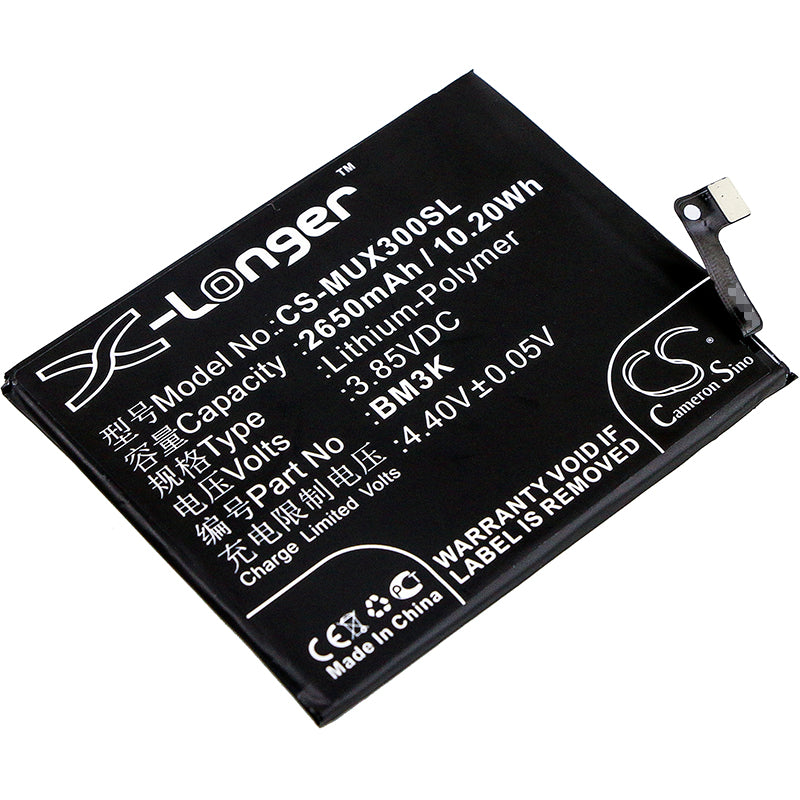 3.85V 2650mAh/10.20Wh Li-Polymer Mobile/SmartPhone Battery for Xiaomi