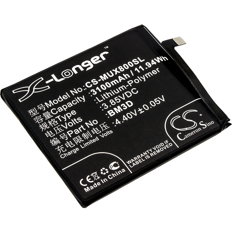 3.85V 3100mAh/11.94Wh Li-Polymer Mobile/SmartPhone Battery for Xiaomi