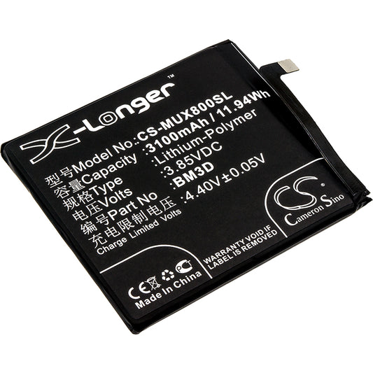 3.85V 3100mAh/11.94Wh Li-Polymer Mobile/SmartPhone Battery for Xiaomi