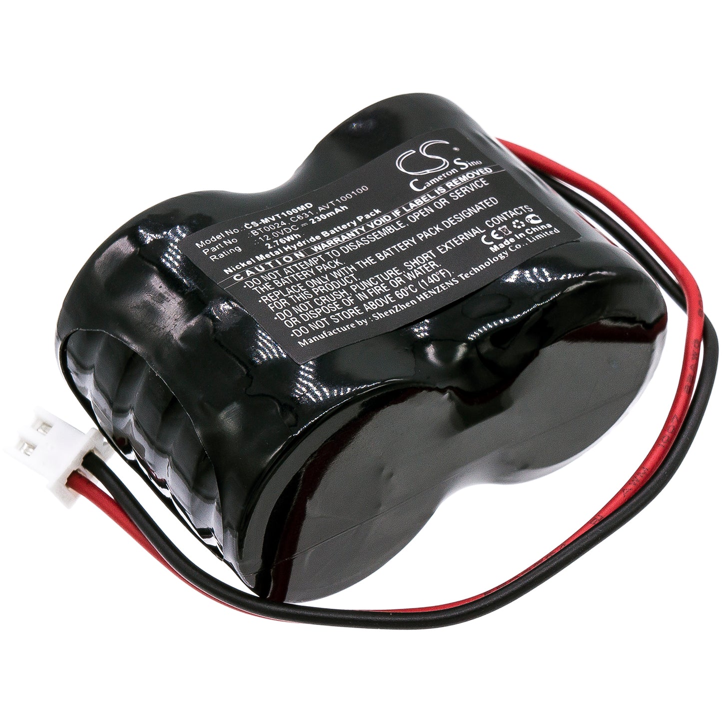 CS-MVT100MD Replacement Battery – Compatible with 421, BR0024, BT0022, CT Plus Doppler, DOP, DOP CT, Dop Ct+, DOP CT+ Doppler, DOP-CT Doppler, Free DOP, Free DOP Probe, Freedop
