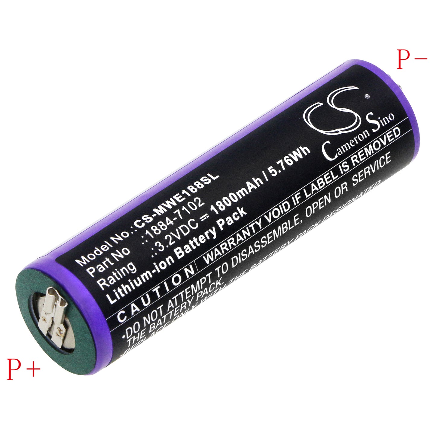 CS-MWE188SL Replacement Battery – Compatible with 1884 Li+Pro, Ermila 1884, Ermila 1885, Ermila 1885 Motion, Wahl 1884 Li+Pro, Wahl Ermila 1884, Wahl Ermila 1885