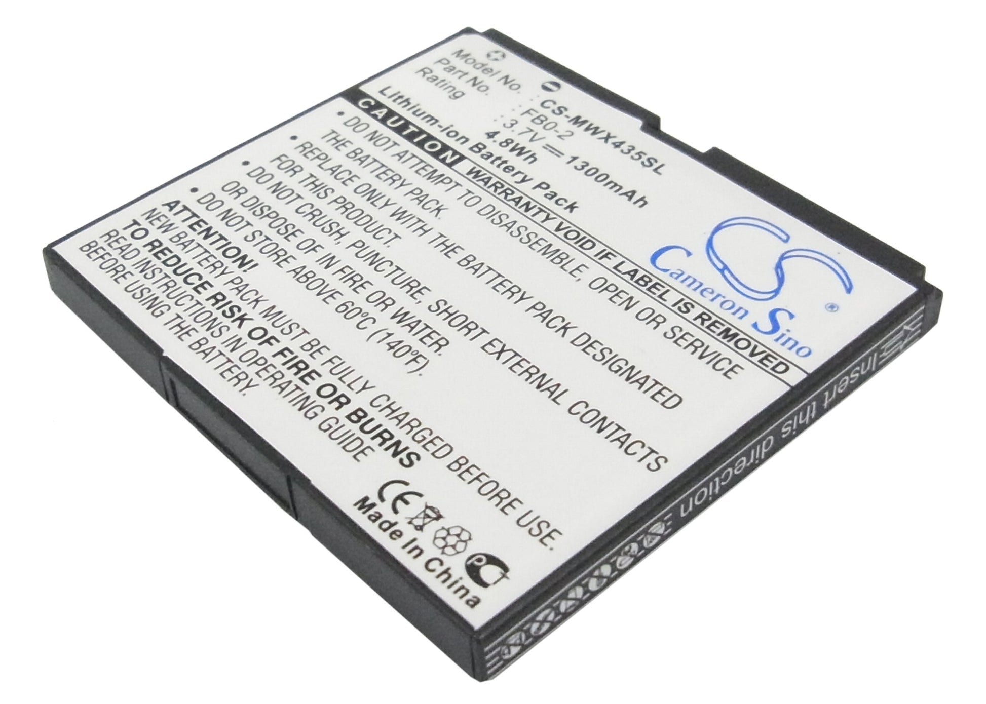 3.7V 1300mAh Li-ion Mobile/SmartPhone Battery for Motorola