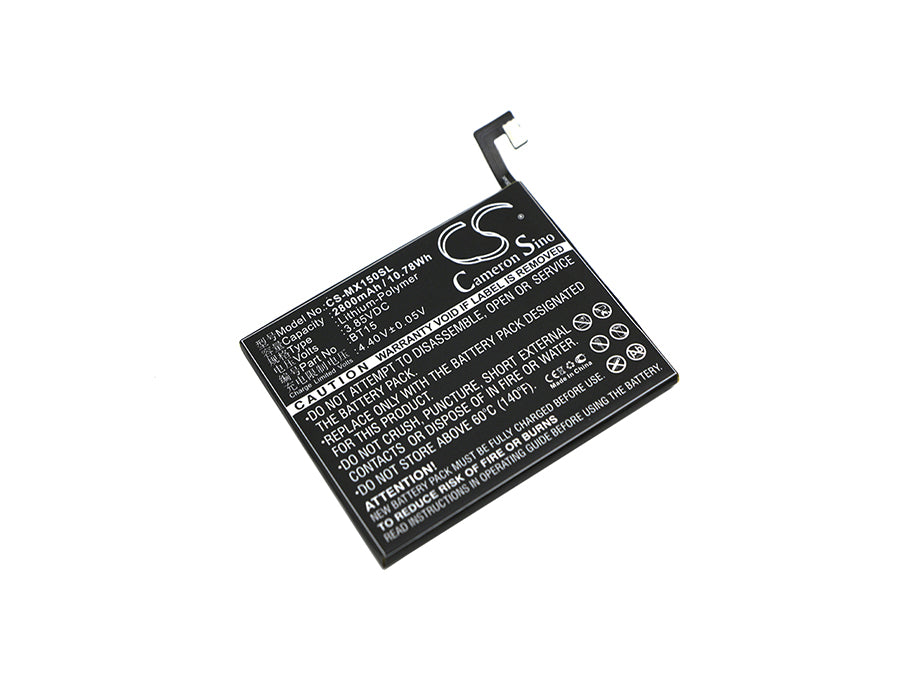 3.85V 2800mAh/10.78Wh Li-Polymer Mobile/SmartPhone Battery for Meizu