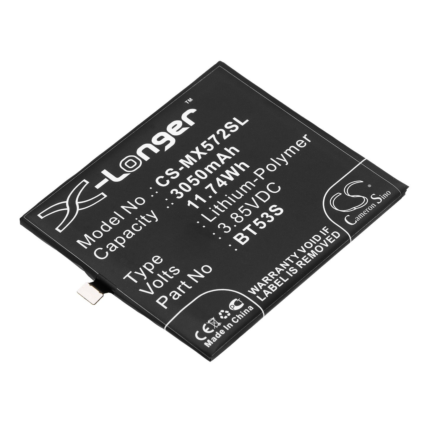 CS-MX572SL Replacement Battery – Compatible with M570Q-S Dual SIM TD-LTE, Pro 6s