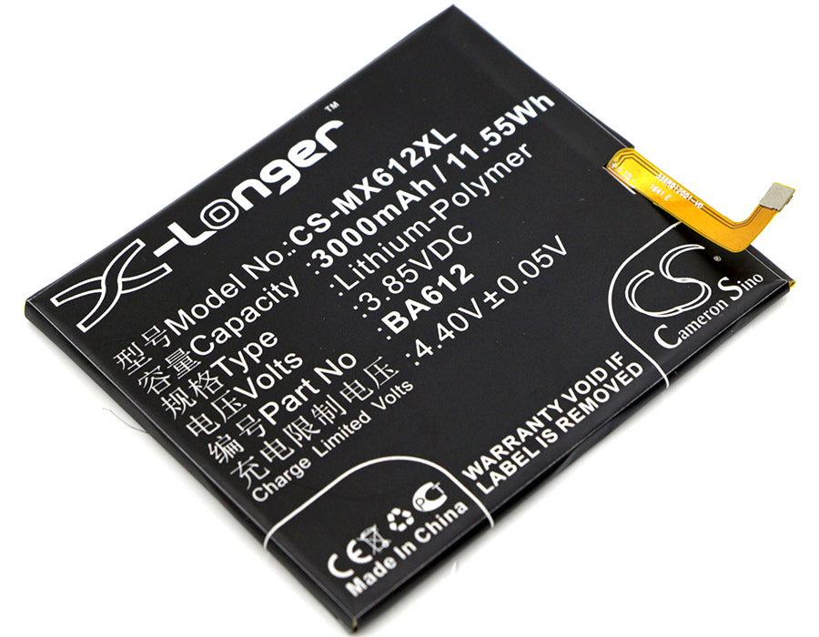 3.85V 3000mAh/11.55Wh Li-Polymer Mobile/SmartPhone Battery for Meizu