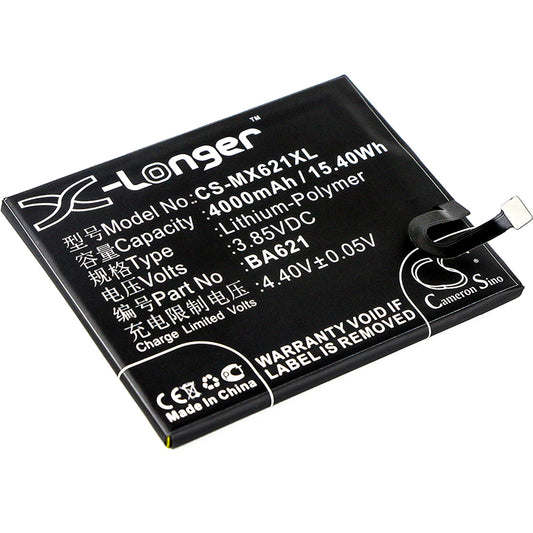 3.85V 4000mAh/15.40Wh Li-Polymer Mobile/SmartPhone Battery for Meilan