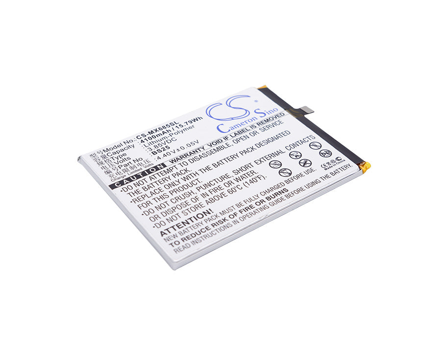 3.85V 4100mAh/15.79Wh Li-Polymer Mobile/SmartPhone Battery for Meizu