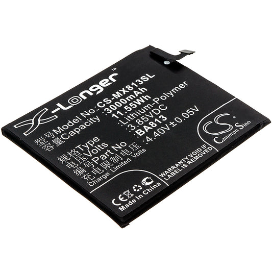 3.85V 3000mAh/11.55Wh Li-Polymer Mobile/SmartPhone Battery for Meizu