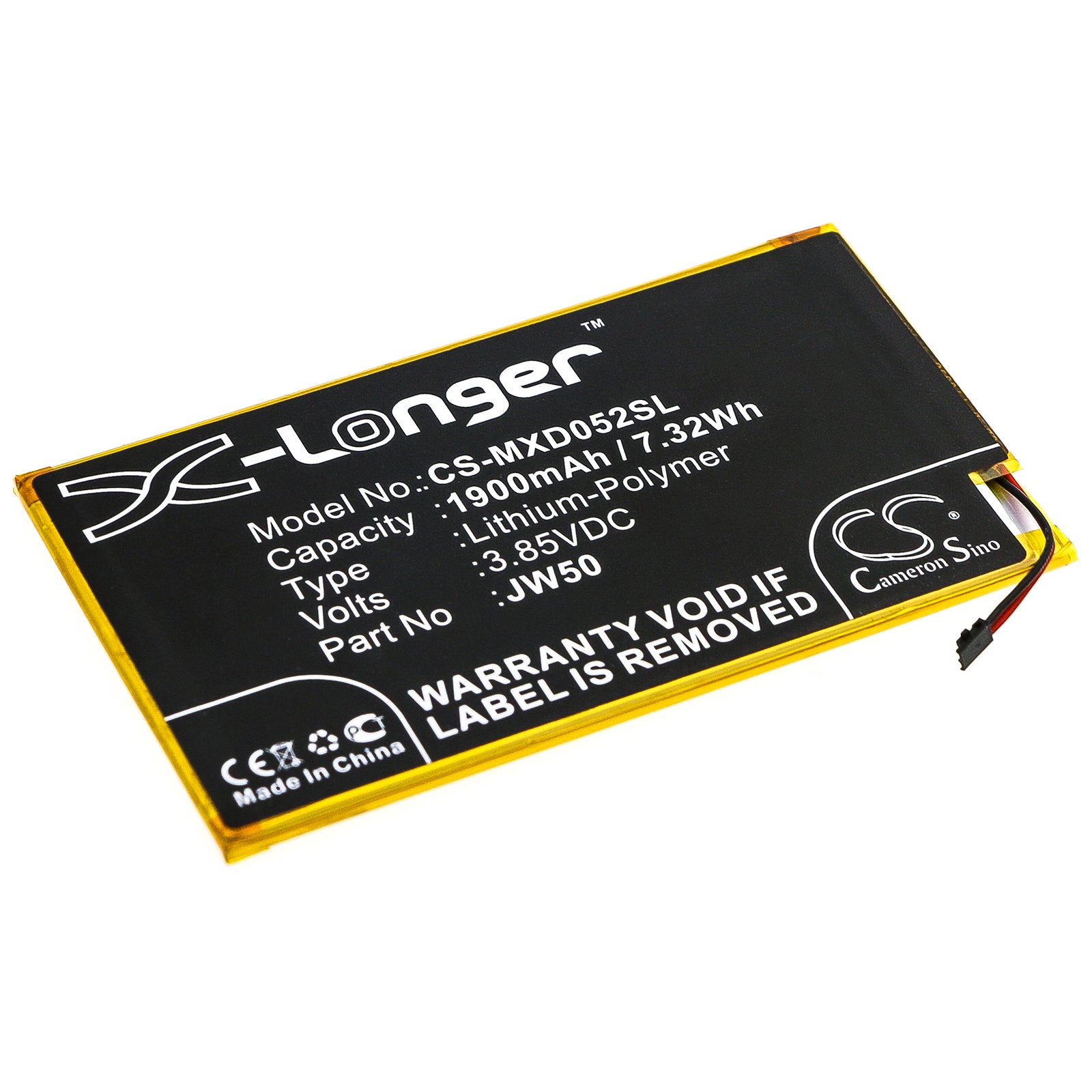 CS-MXD052SL Replacement Battery – Compatible with MD1005G, Moto Module 5G, QTM052