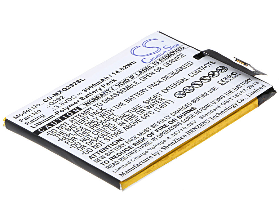 3.8V 3900mAh/14.82Wh Li-Polymer Mobile/SmartPhone Battery for Micromax