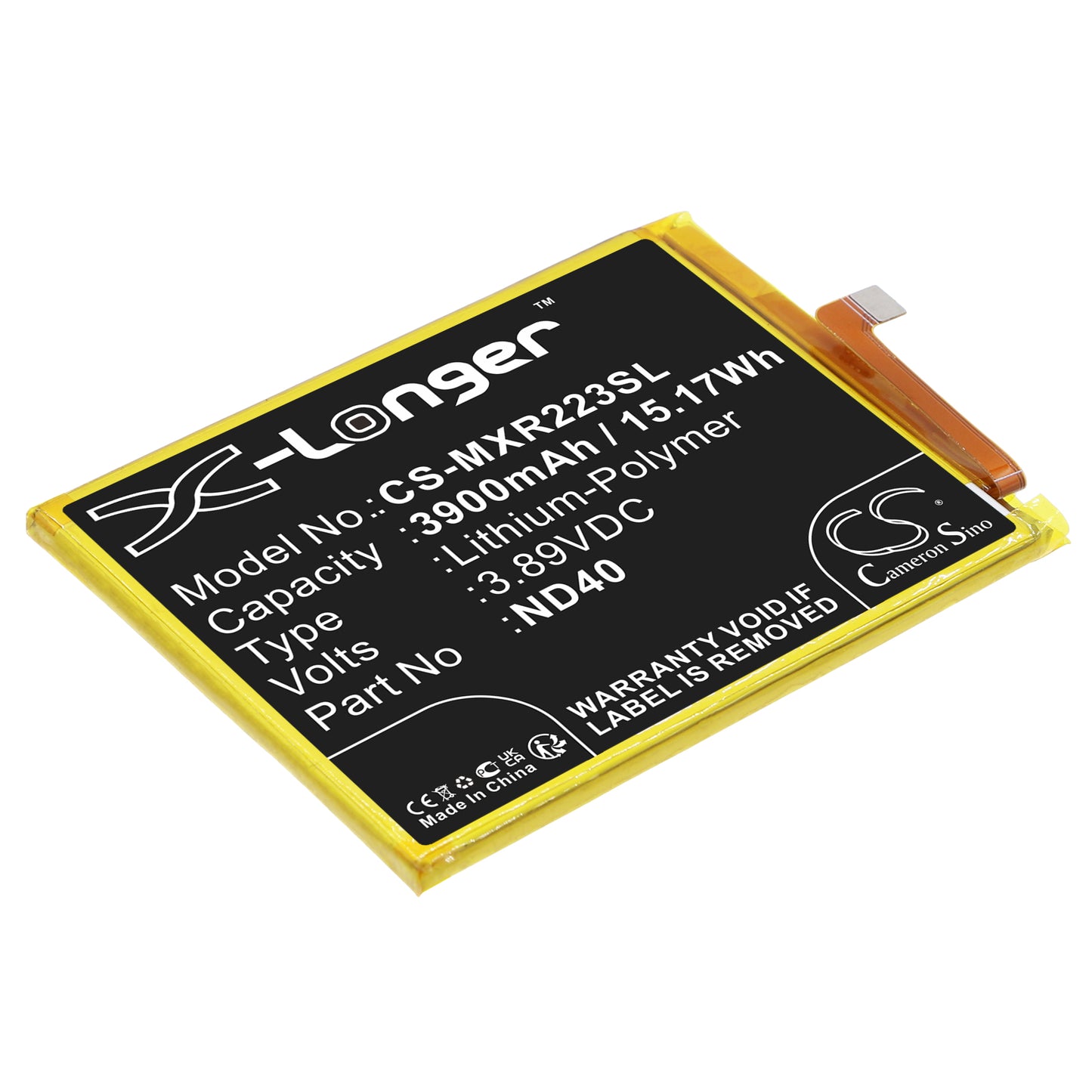 CS-MXR223SL Replacement Battery – Compatible with Moto Edge 30, Moto Edge 30 5G, Moto Edge 30 5G 2022, XT2203, XT2203-1