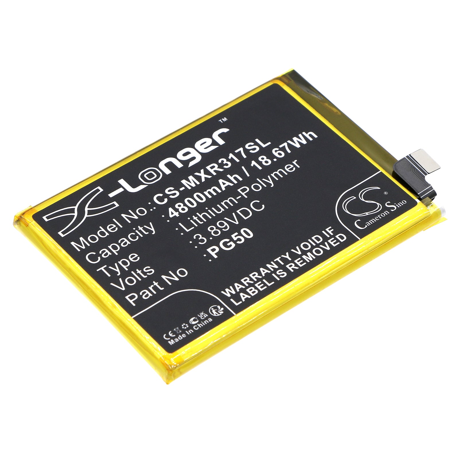 CS-MXR317SL Replacement Battery – Compatible with Moto G Stylus 2023, Moto G Stylus 5G, Moto G Stylus 5G 2023 4th, XT2315-1, XT2315-4, XT2315-5, XT2317
