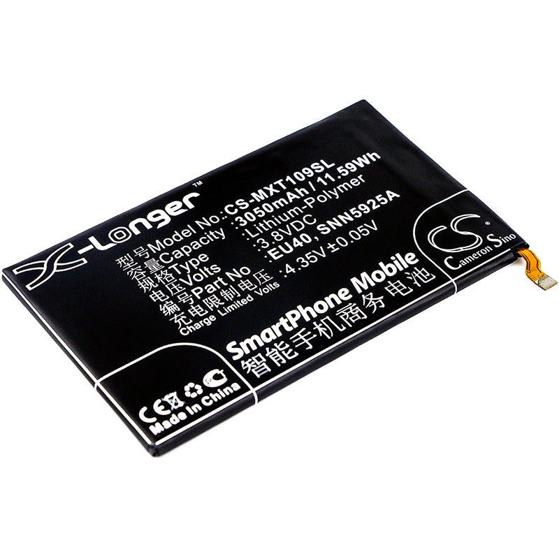3.8V 3050mAh/11.59Wh Li-Polymer Mobile/SmartPhone Battery for Motorola