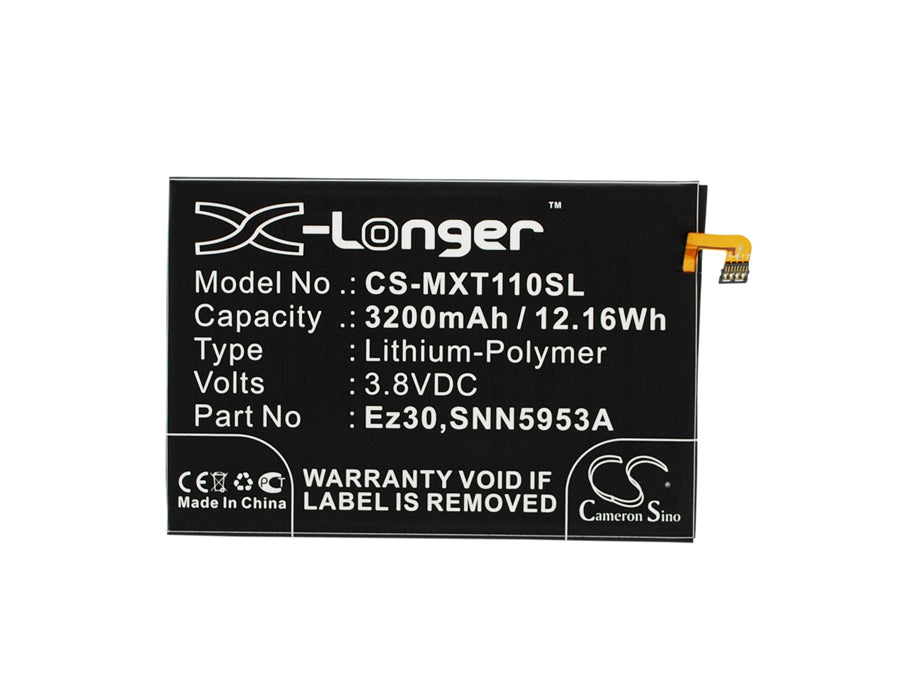 3.8V 3200mAh/12.16Wh Li-Polymer Mobile/SmartPhone Battery for Google