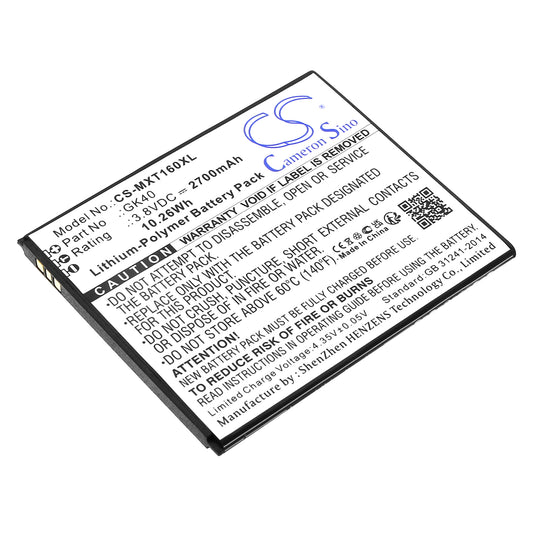 3.8V 2700mAh/10.26Wh Li-ion Mobile/SmartPhone Battery for Motorola