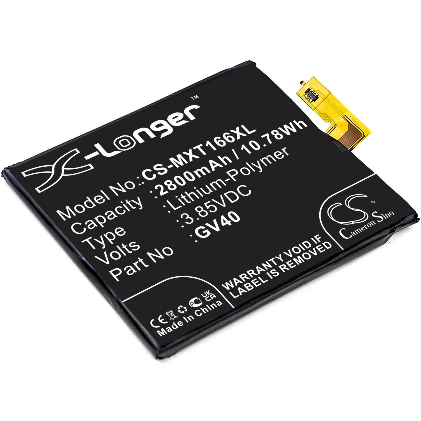 3.85V 3280mAh/12.63Wh Li-Polymer Mobile/SmartPhone Battery for Motorola