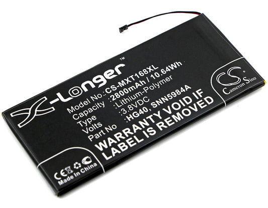 3.8V 2800mAh/10.64Wh Li-Polymer Mobile/SmartPhone Battery for Motorola