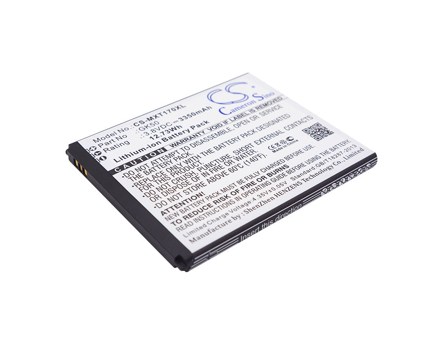 3.8V 3350mAh/12.73Wh Li-ion Mobile/SmartPhone Battery for Motorola