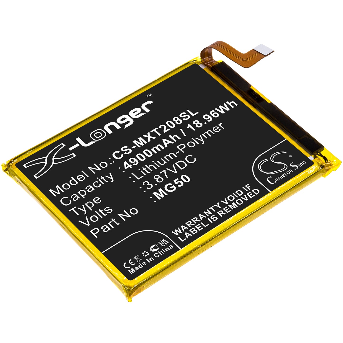 CS-MXT208SL Replacement Battery – Compatible with Moto G9 Plus, Moto G9 Plus 2020, XT2087-1, XT2087-2