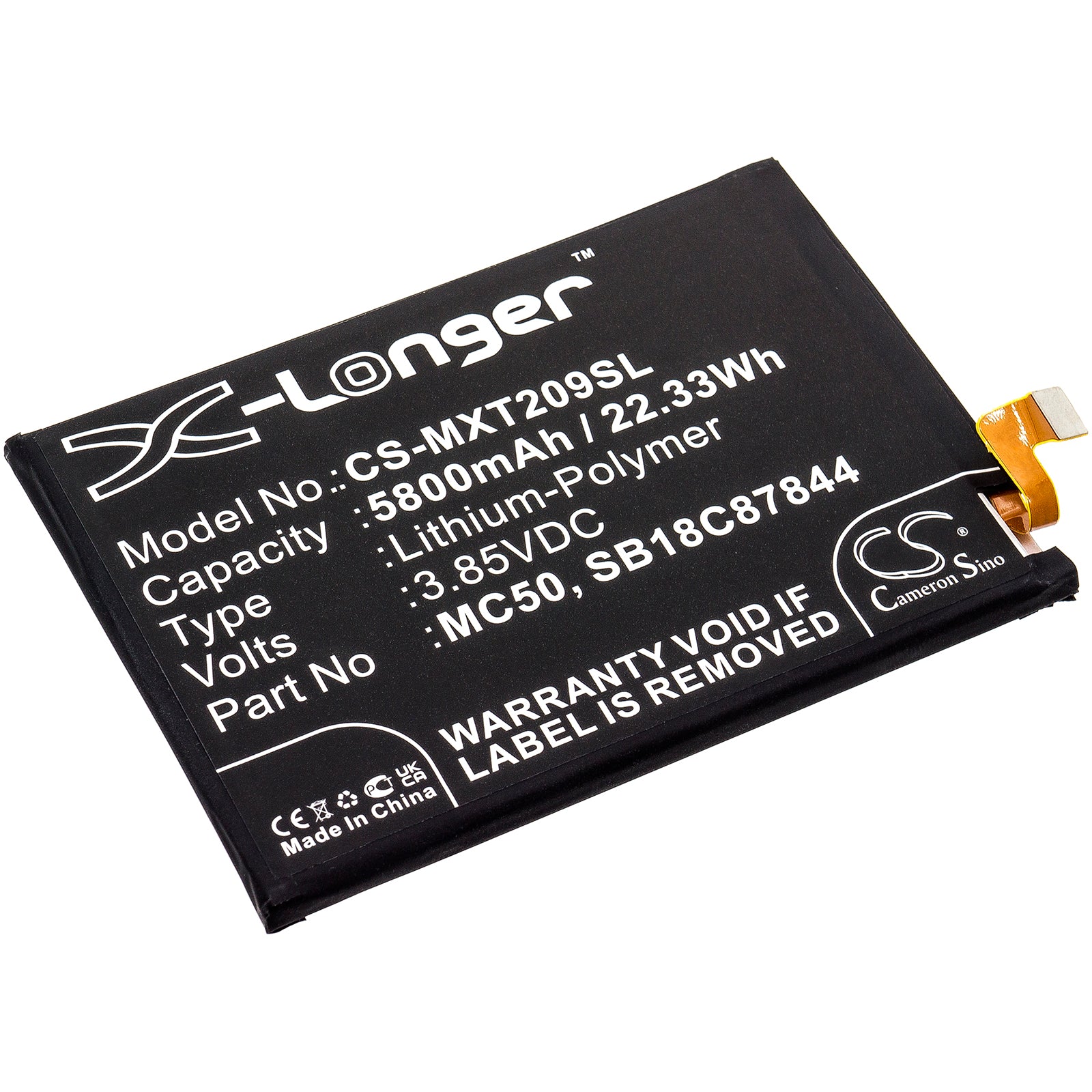 CS-MXT209SL Replacement Battery – Compatible with Moto G9 Power, XT2091-3, XT2091-4