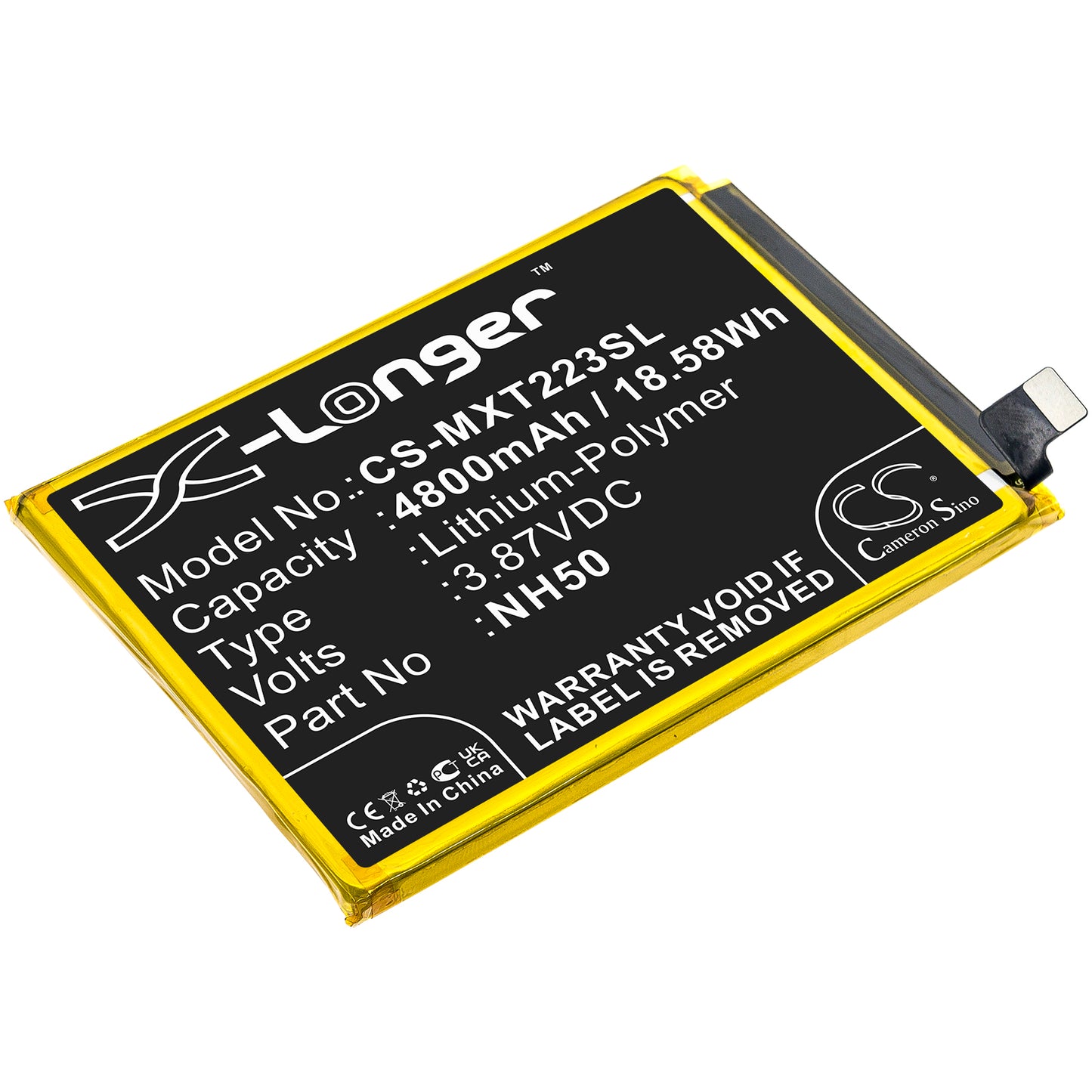 CS-MXT223SL Replacement Battery – Compatible with Moto G22, XT2231-1, XT2231-2
