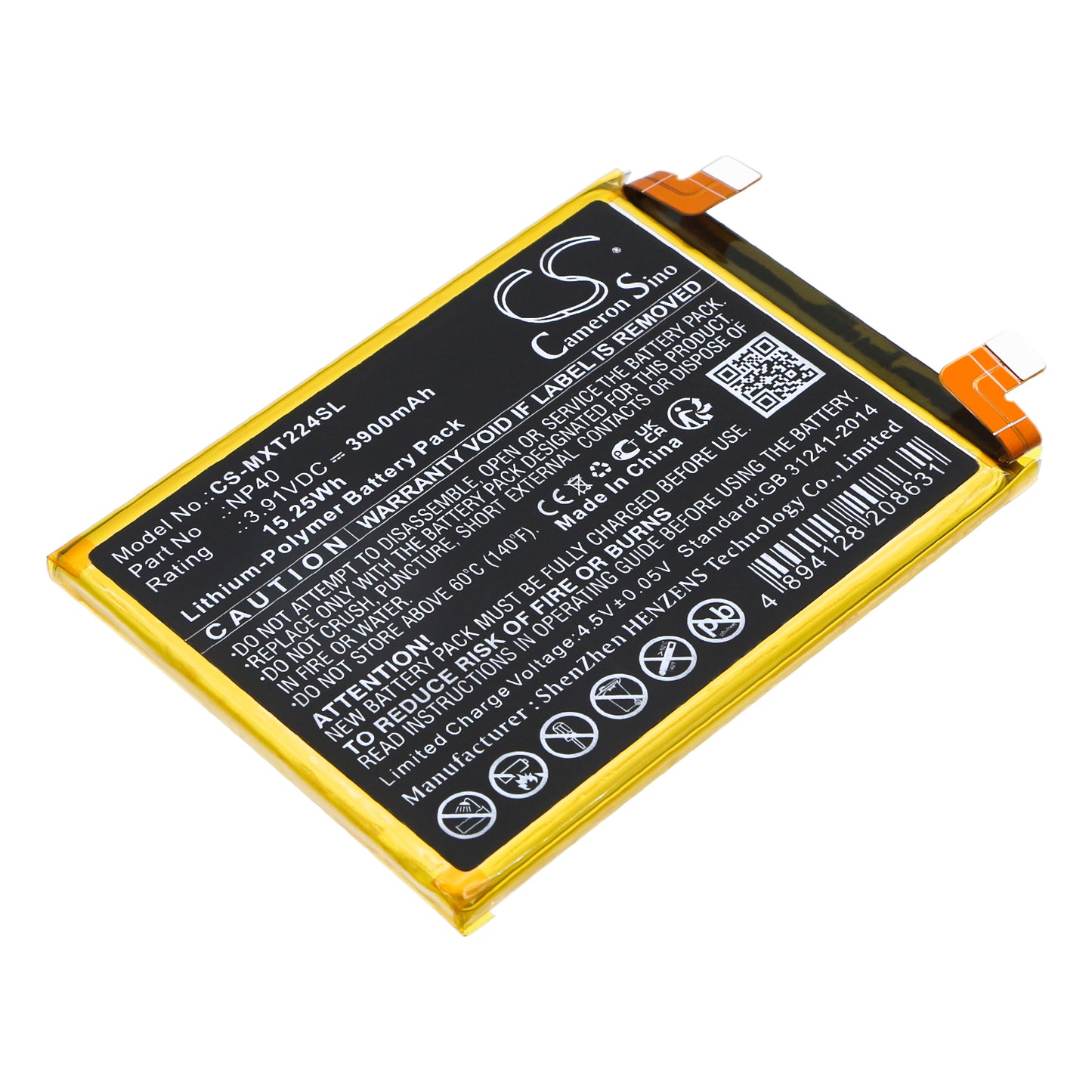 CS-MXT224SL Replacement Battery – Compatible with EDGE 30 NEO, XT2245