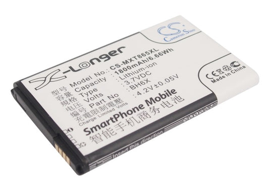 3.7V 1800mAh/6.66Wh Li-ion Mobile/SmartPhone Battery for Motorola
