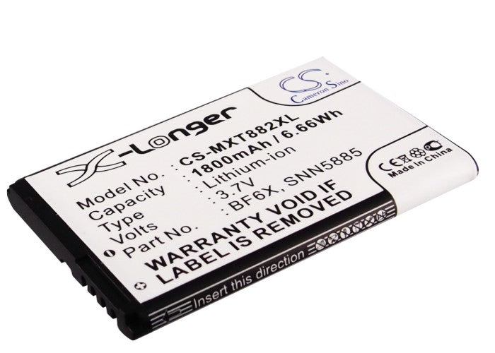 3.7V 1800mAh/6.66Wh Li-ion Mobile/SmartPhone Battery for Motorola