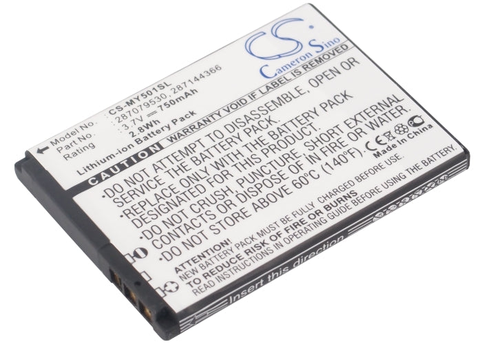 3.7V 750mAh/2.8Wh Li-ion Mobile/SmartPhone Battery for Sagem