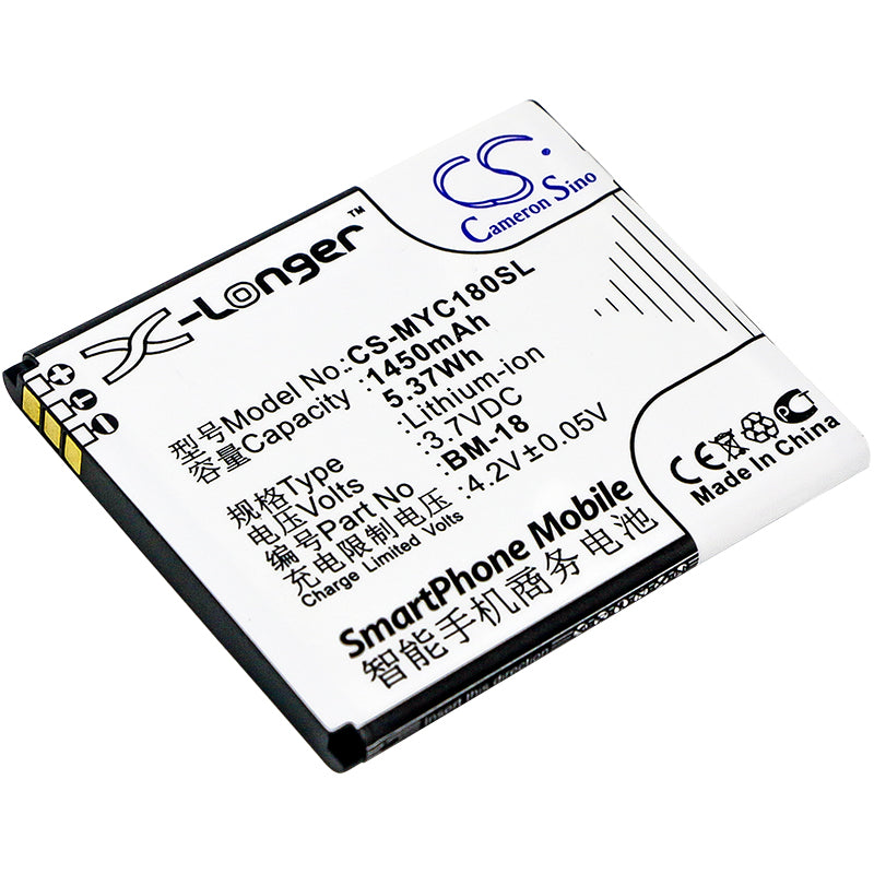 3.7V 1450mAh/5.37Wh Li-ion Mobile/SmartPhone Battery for Myphone