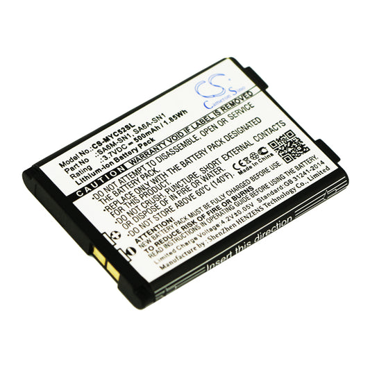 3.7V 500mAh/1.85Wh Li-Polymer Mobile/SmartPhone Battery for Sagem