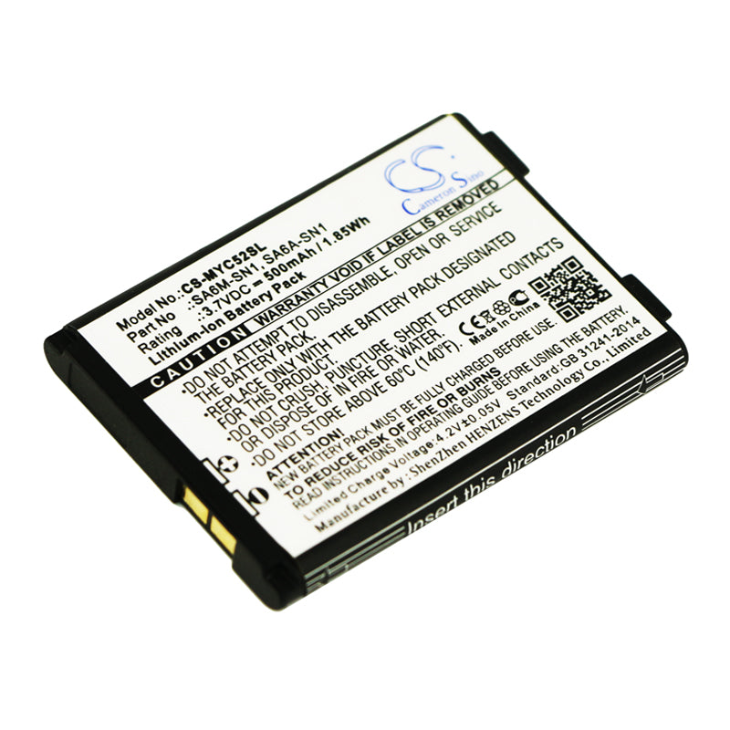 3.7V 500mAh/1.85Wh Li-Polymer Mobile/SmartPhone Battery for Swisscom