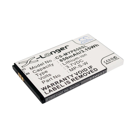 3.7V 1000mAh/3.7Wh Li-ion Mobile/SmartPhone Battery for Myphone