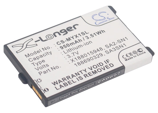 3.7V 950mAh/3.51Wh Li-ion Mobile/SmartPhone Battery for Sagem