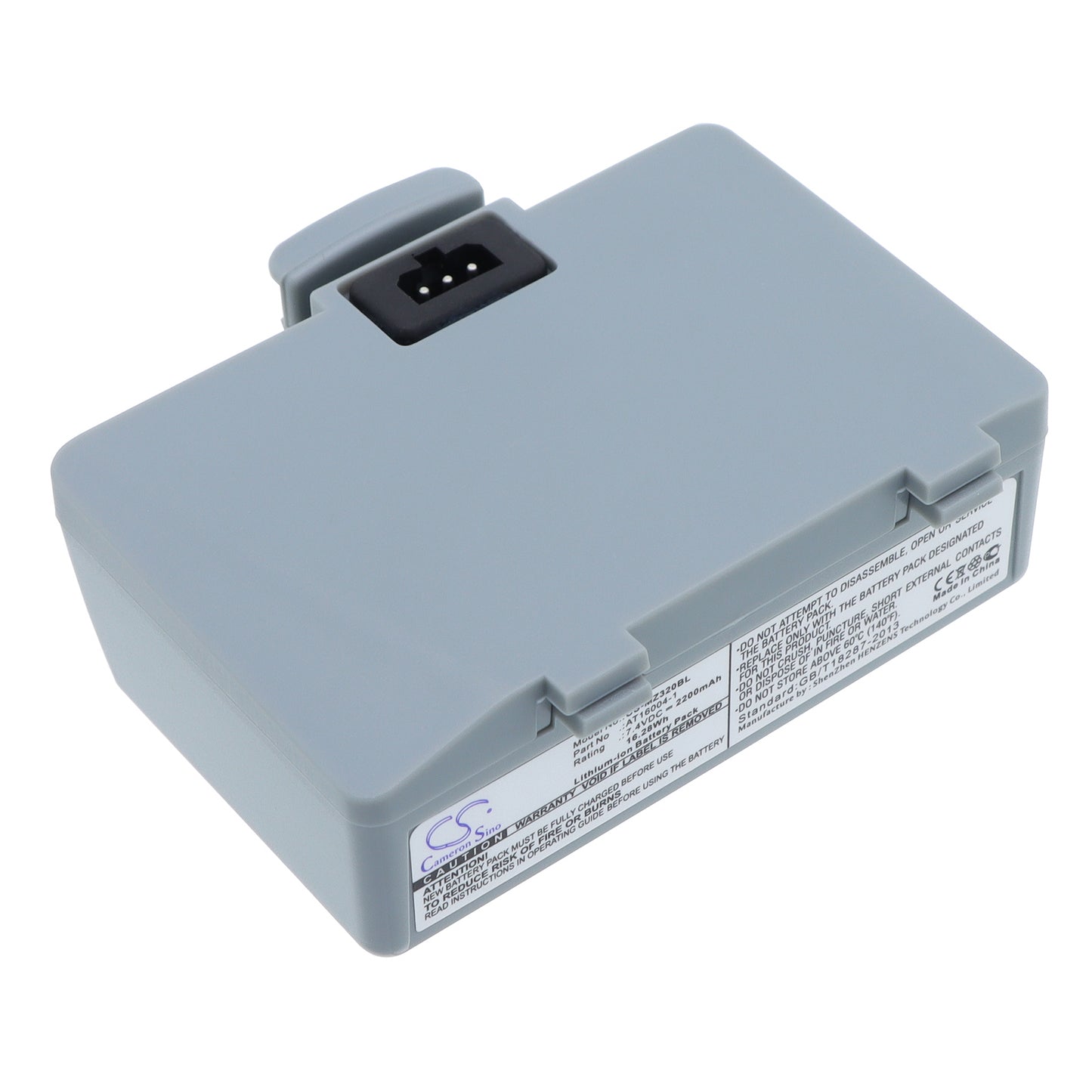 7.4V 2200mAh/16.28Wh Li-ion Barcode/Scanner Battery for Zebra