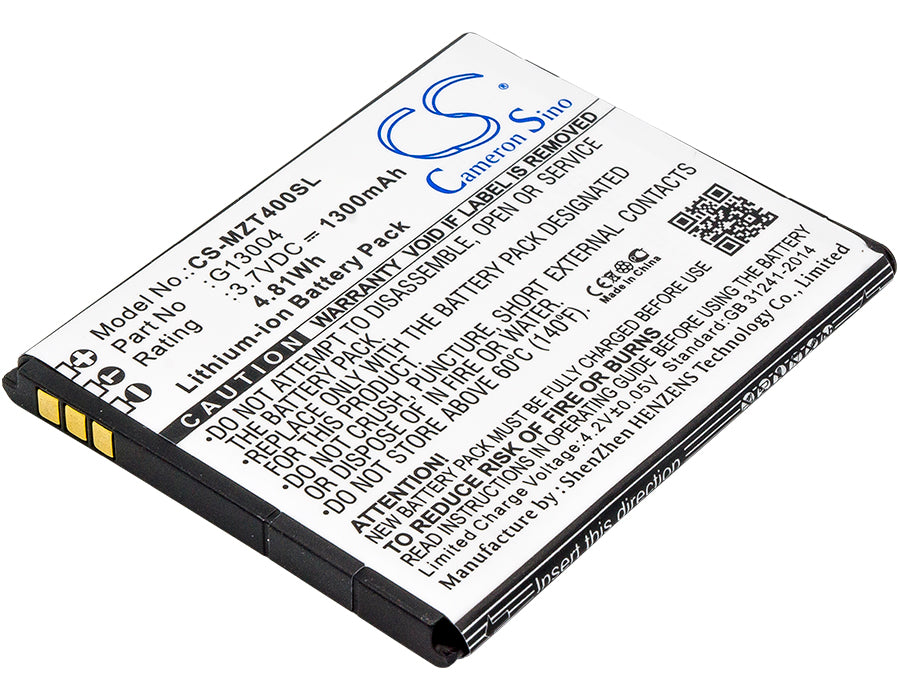 3.7V 1300mAh/4.81Wh Li-ion Mobile/SmartPhone Battery for NAVON