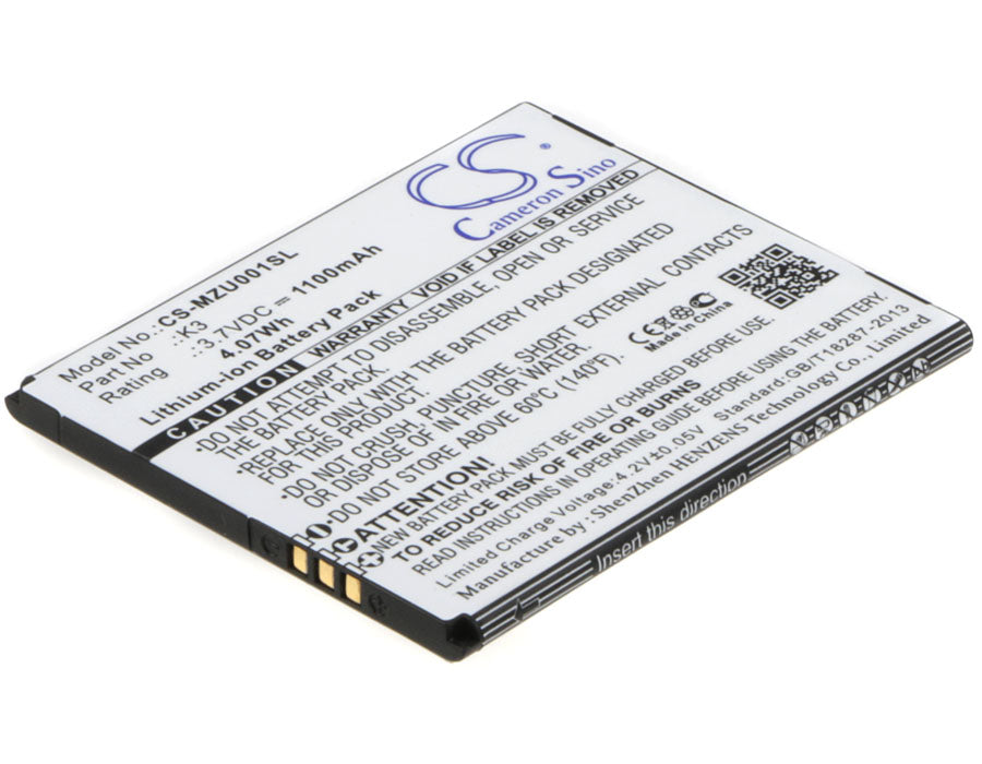 3.7VV 1100mAh/4.07Wh Li-ion Mobile/SmartPhone Battery for NAVON