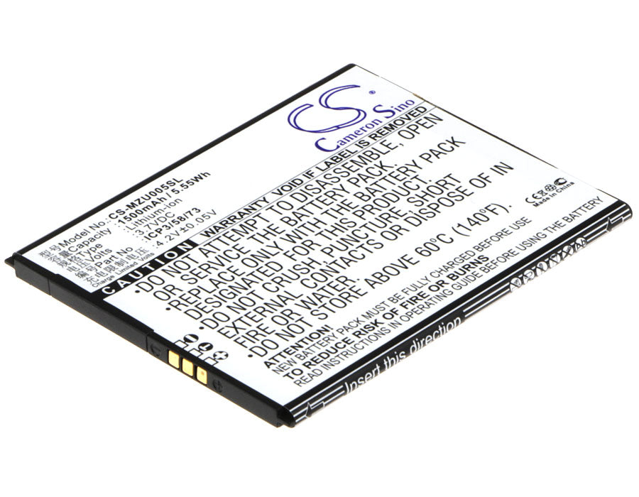 3.7VV 1500mAh/5.55Wh Li-ion Mobile/SmartPhone Battery for NAVON