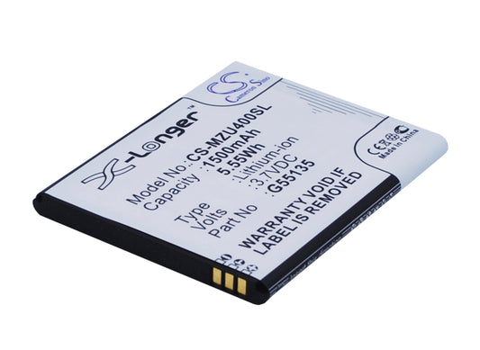 3.7V 1500mAh/5.55Wh Li-ion Mobile/SmartPhone Battery for NAVON