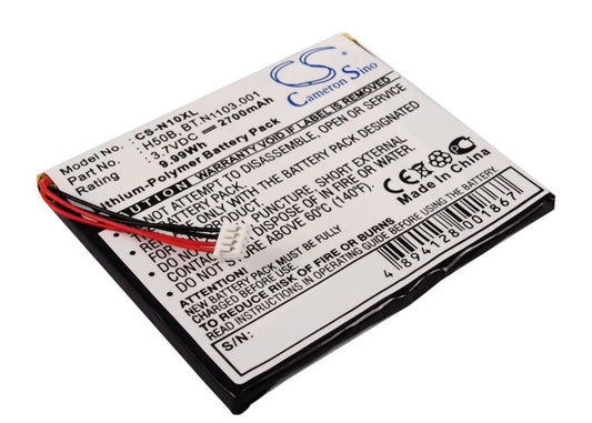 3.7V 2700mAh Li-Polymer PDA/Pocket PC Battery for Fujitsu